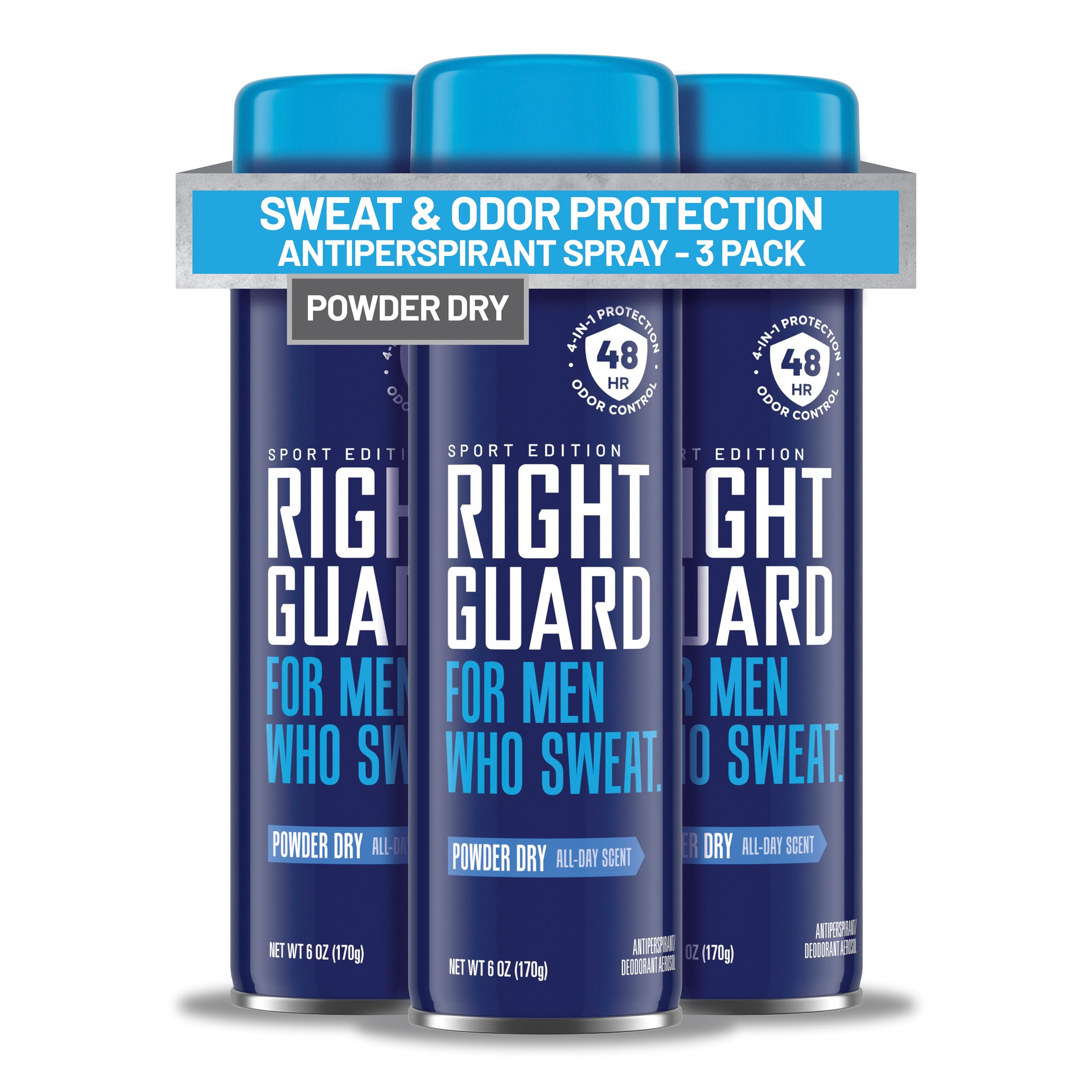 Right Guard front packaging showing sporty label and clear benefit