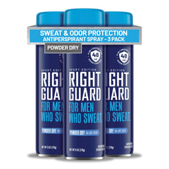 Right Guard front packaging showing sporty label and clear benefit