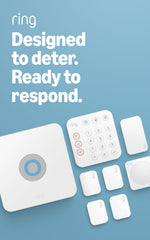 Ring keypad close-up with illuminated buttons for easy arming and disarming