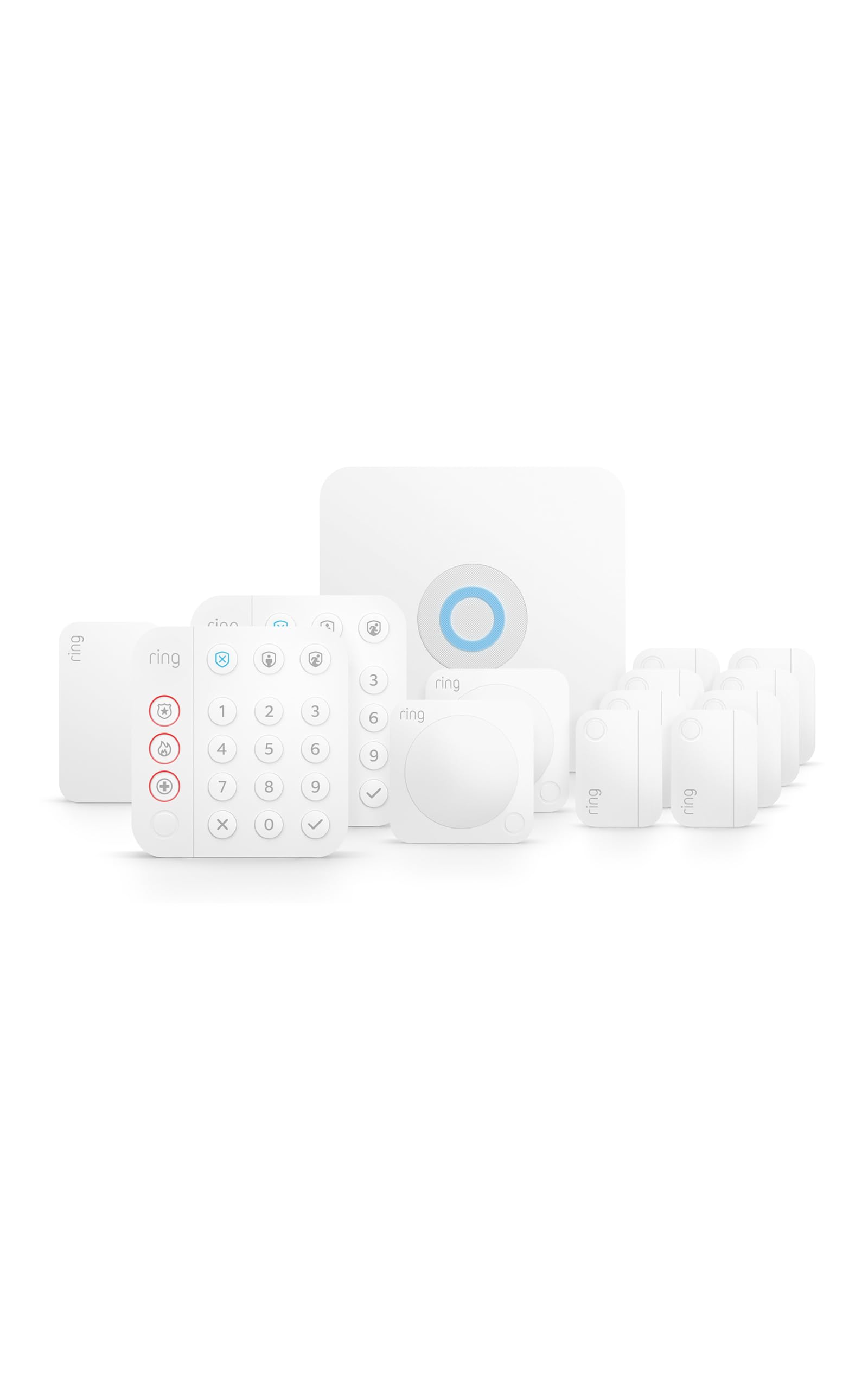 Ring Base Station front view showing hub and quick alerts for easier management