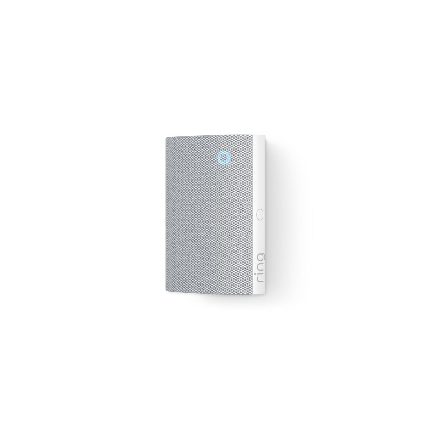 Ring Chime held in hand to show scale and portability for flexible placement