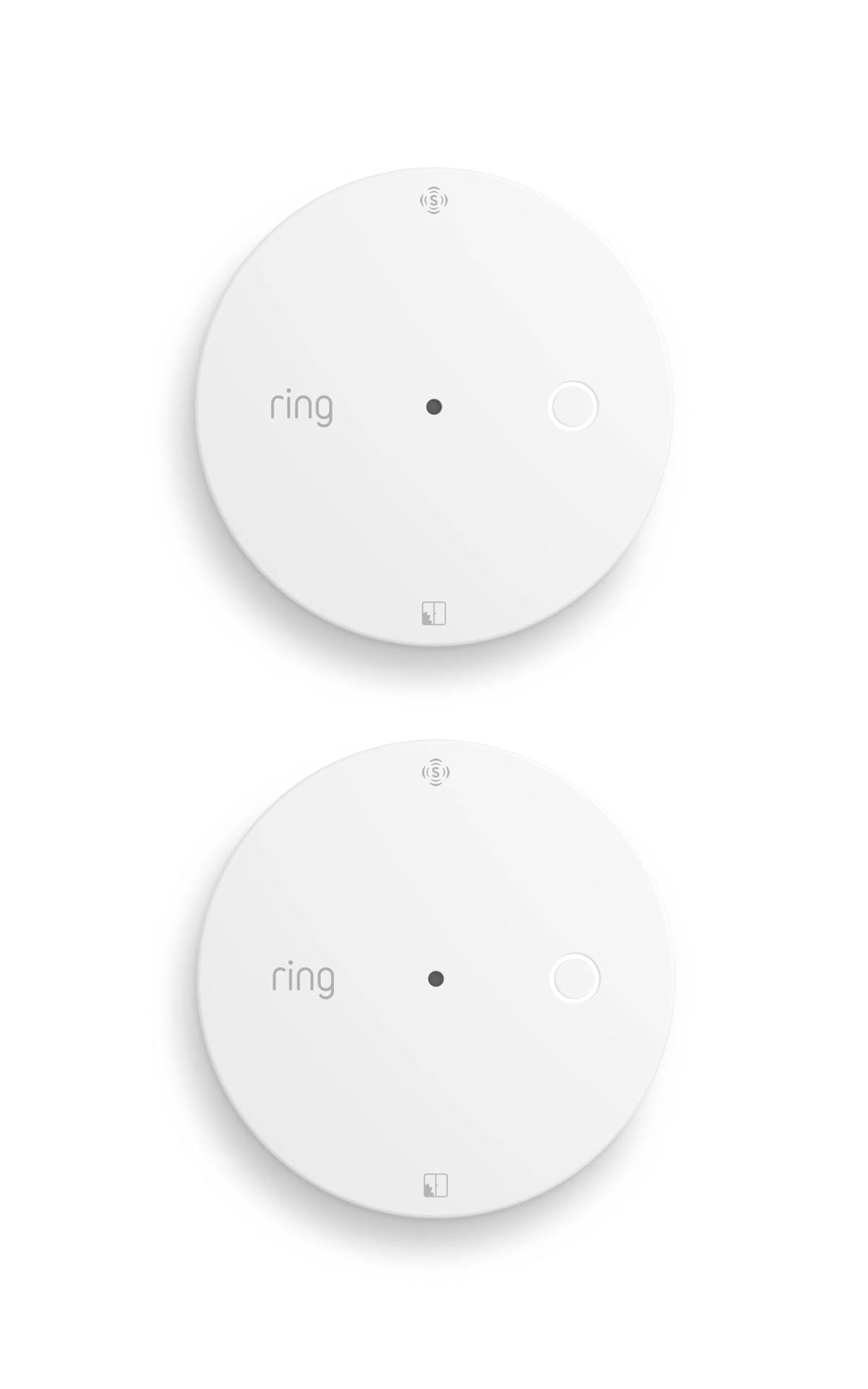 Ring Glass Break Sensor front view showing compact housing and mounting benefit