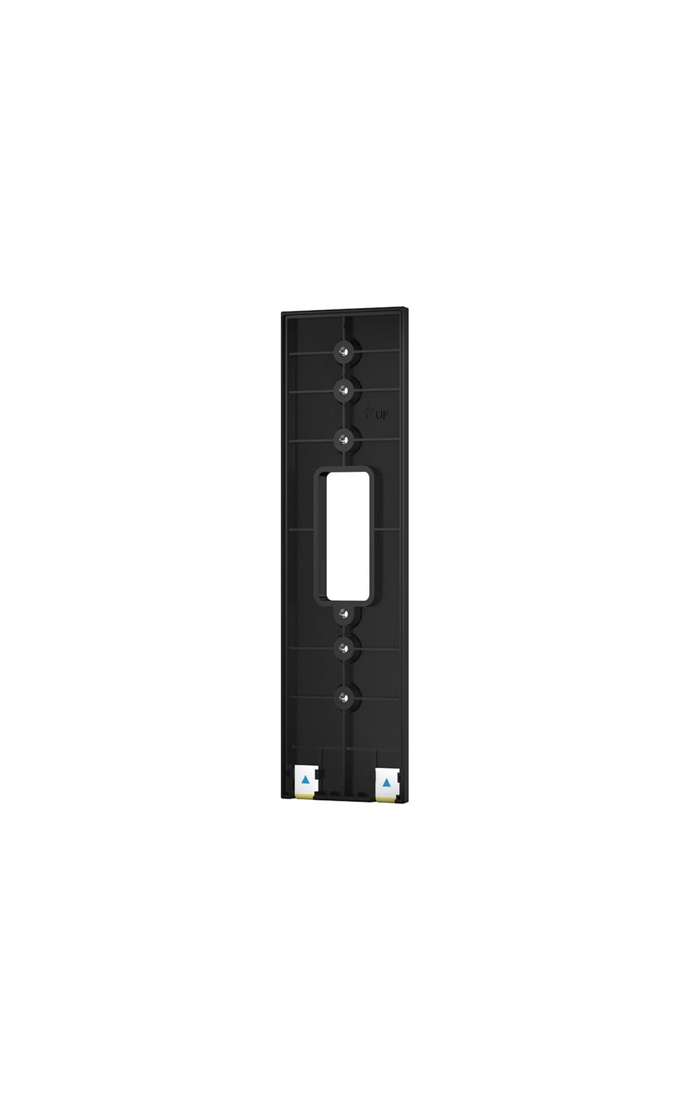 Ring No Drill Mount installed on smooth siding with Ring Battery Doorbell showing secure fit and weather resistance