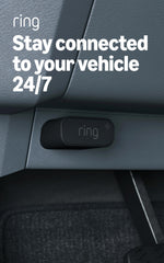 Ring closeup of OBD-II plug showing connector detail for quick installation benefit