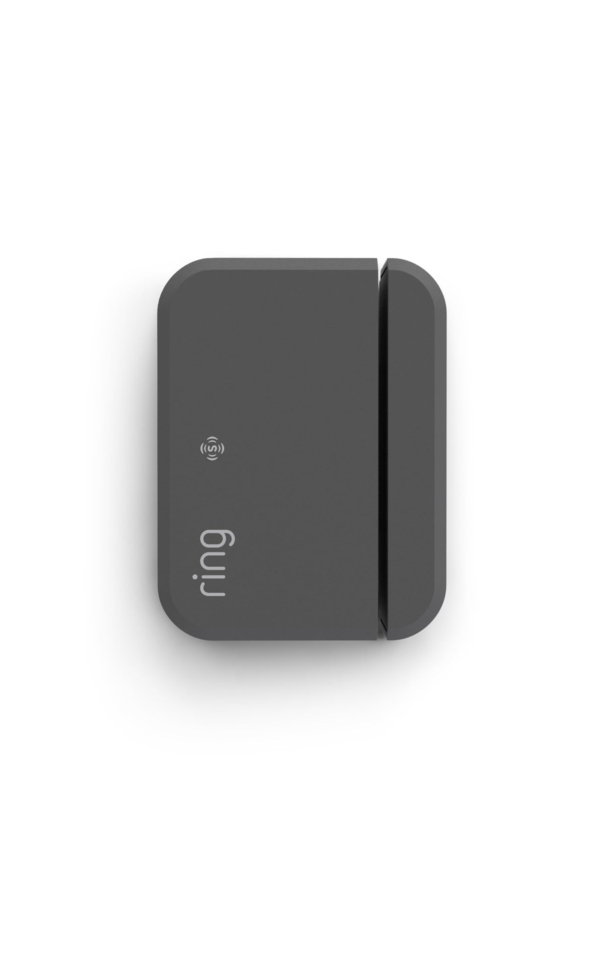 Ring outside door sensor front view showing compact weatherproof design and secure fit