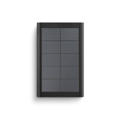 Ring small solar panel front view showing compact design and outdoor durability benefits