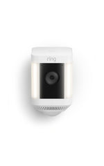 Ring Spotlight Cam Plus front view showing camera and lights for visible deterrence