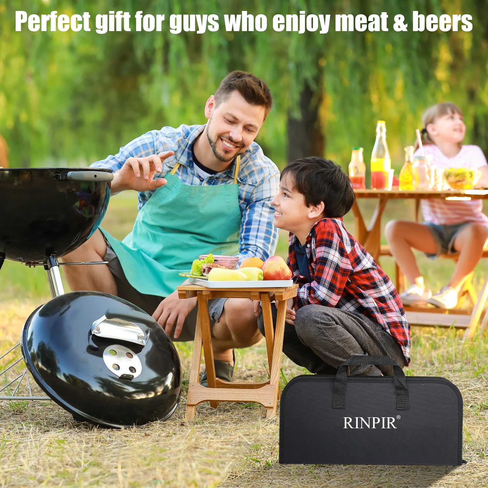 RINPIR packed bag with tools for travel ideal for tailgates and camping