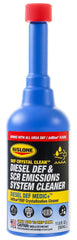 Rislone back label close-up with instructions for safe DEF use