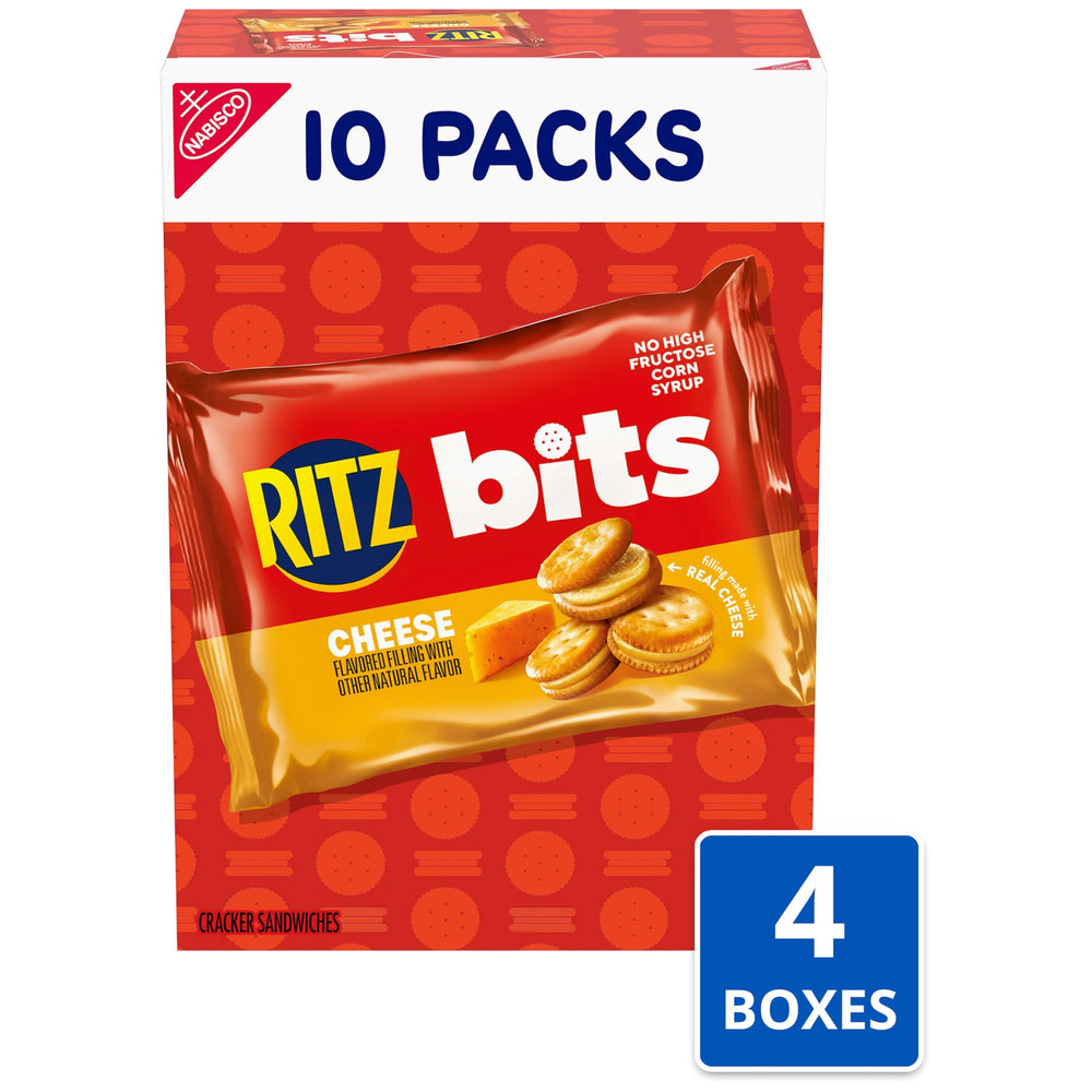 RITZ cracker texture close-up showing flaky, crispy bite