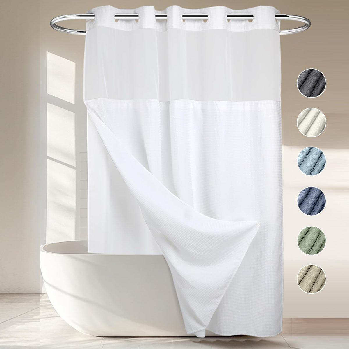 River Dream front panel in white showing clean hotel-style look and easy maintenance