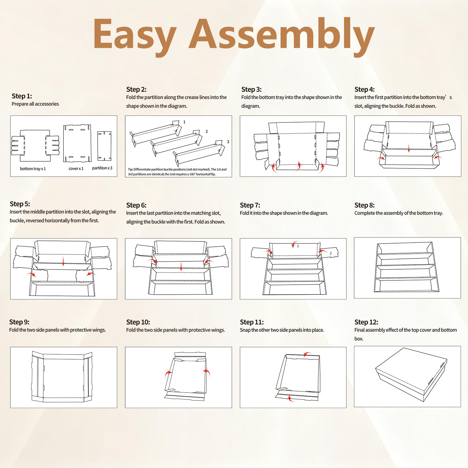 RLAVBL box next to ruler illustrating dimensions for planning shelf space benefit