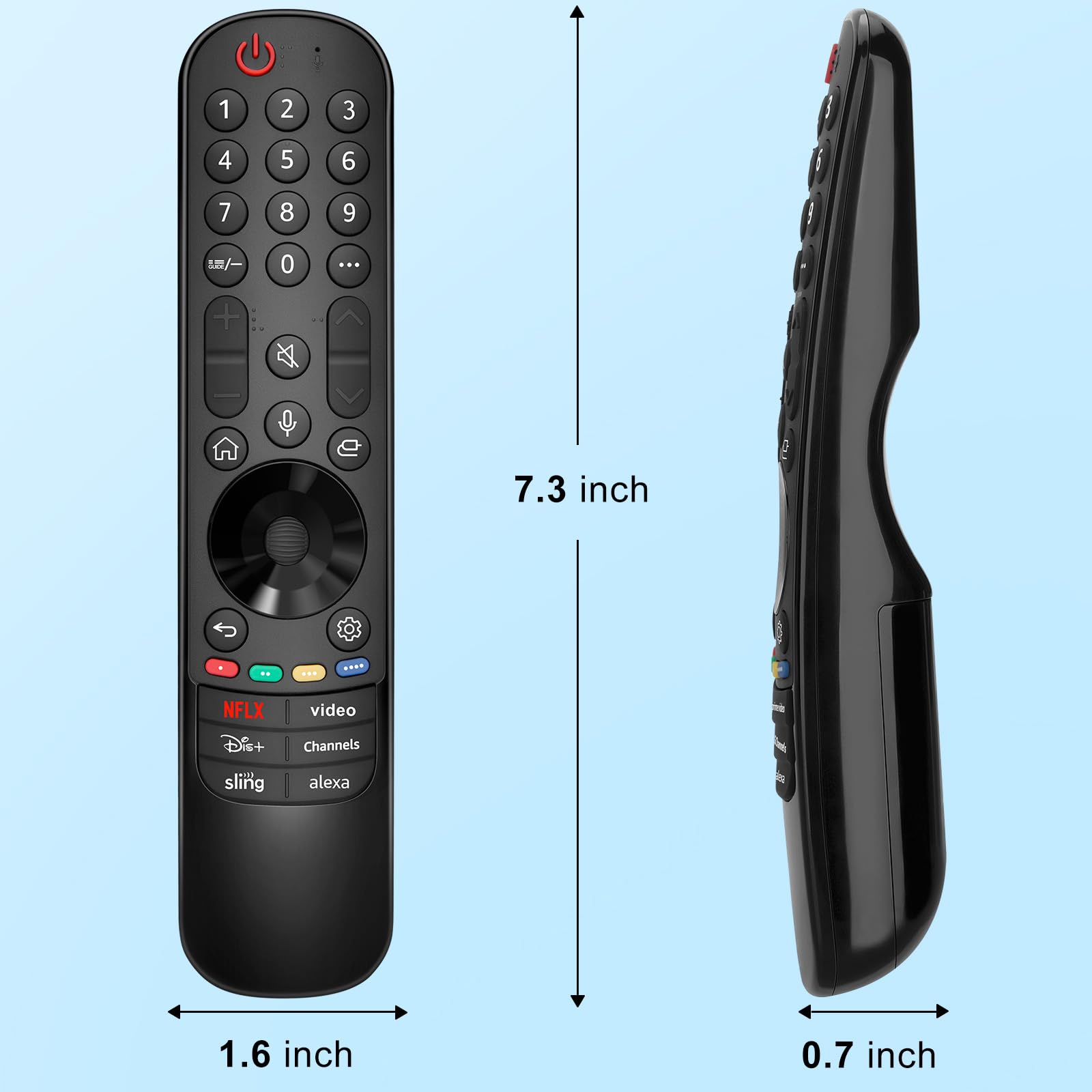 RMF remote voice microphone closeup enabling fast voice commands