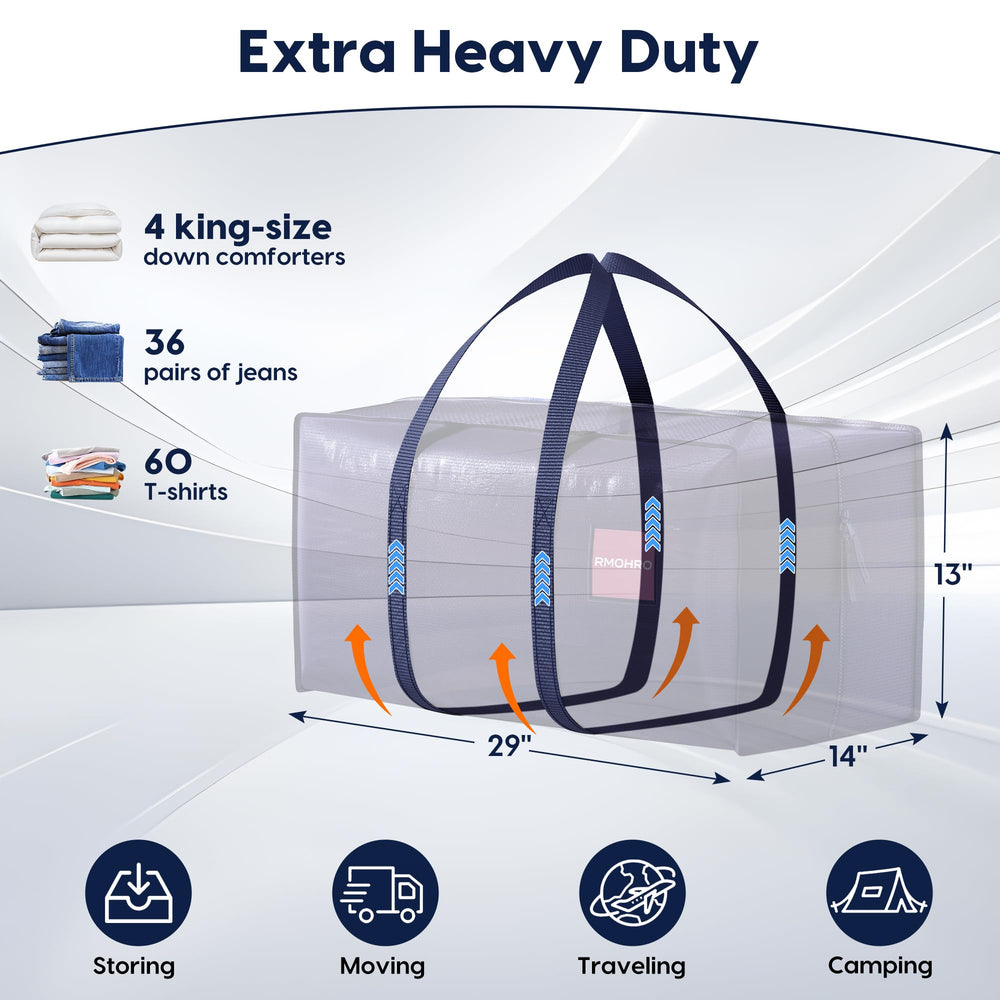RMOHRO bag open flat with full side zipper for fast packing benefit