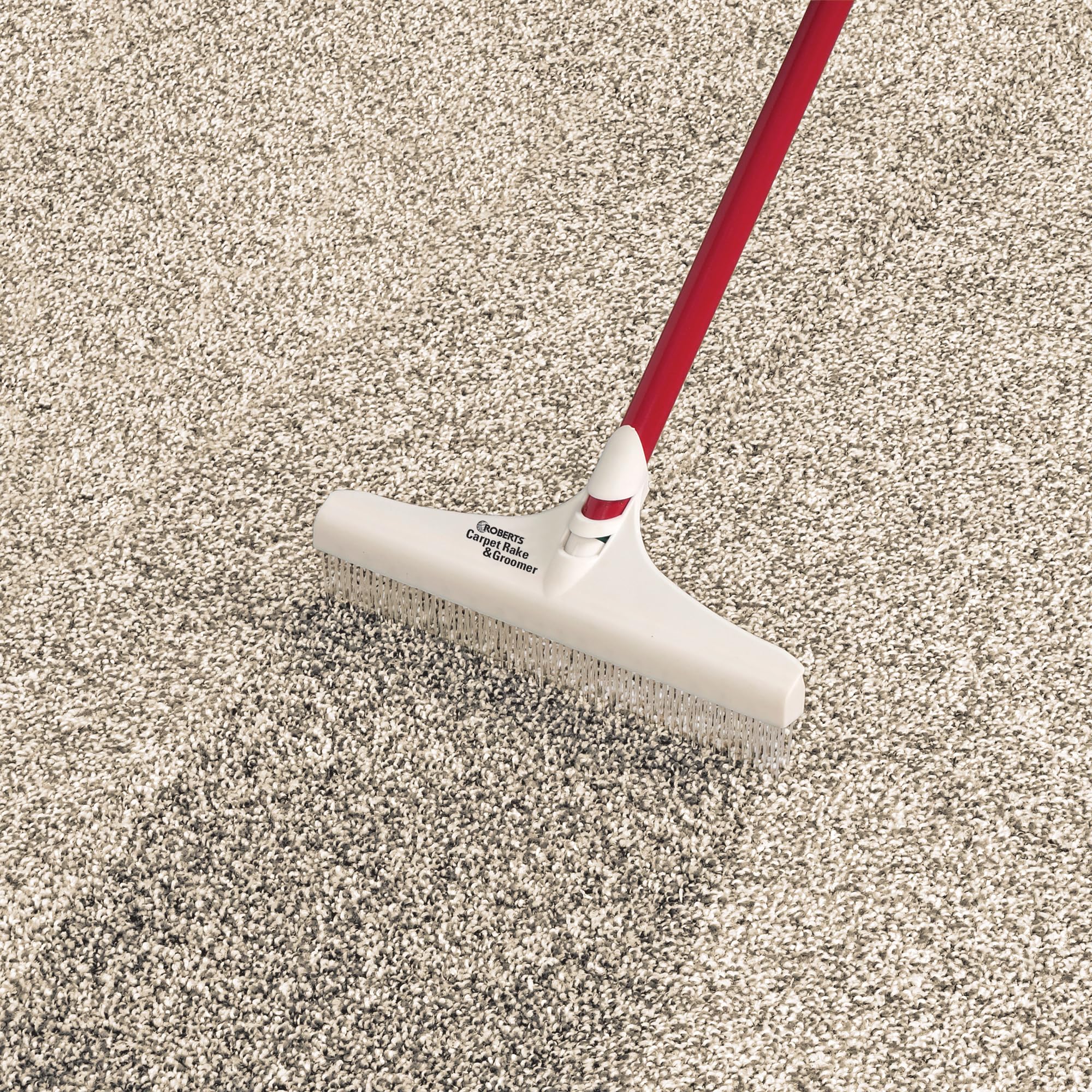 ROBERTS detail of three-piece cold-rolled steel handle for easy assembly and storage