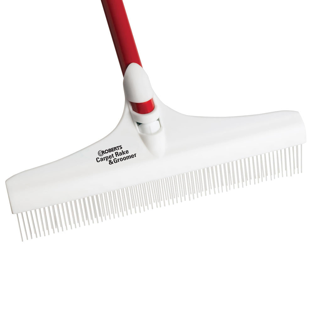 ROBERTS size comparison with ruler showing 12-inch head and 51-inch reach for coverage