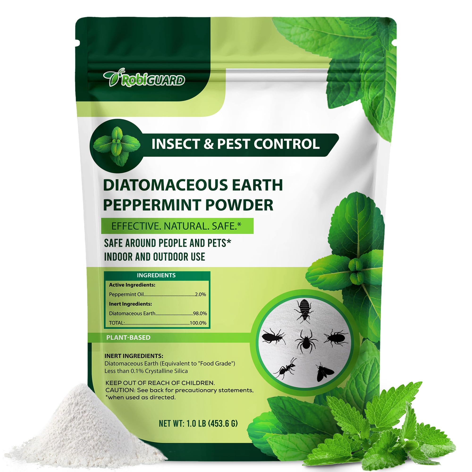 RobiGuard front package showing 1 lb bag and clear product identity for easy selection