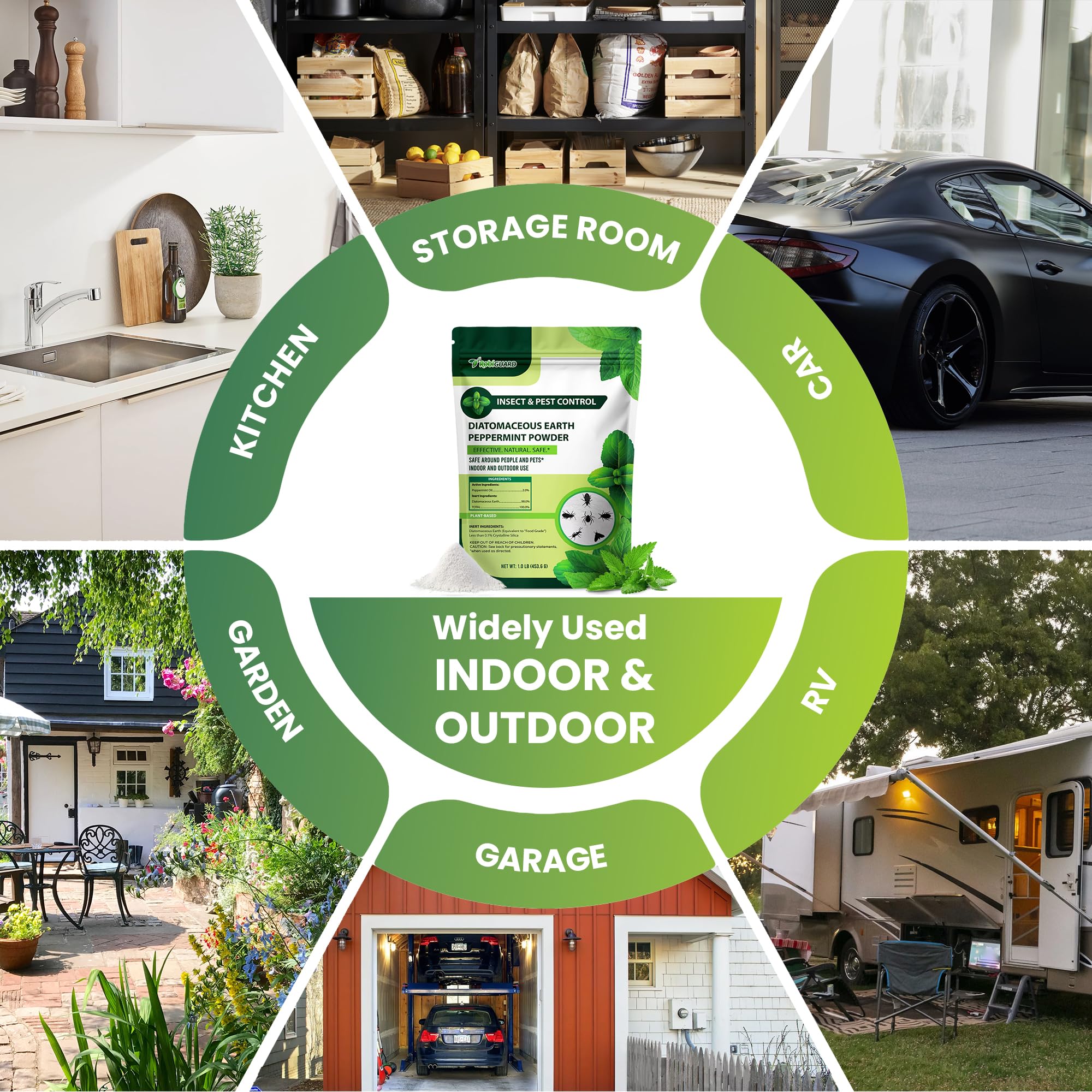 RobiGuard label close-up showing ingredients and food-grade assurance for safe household use