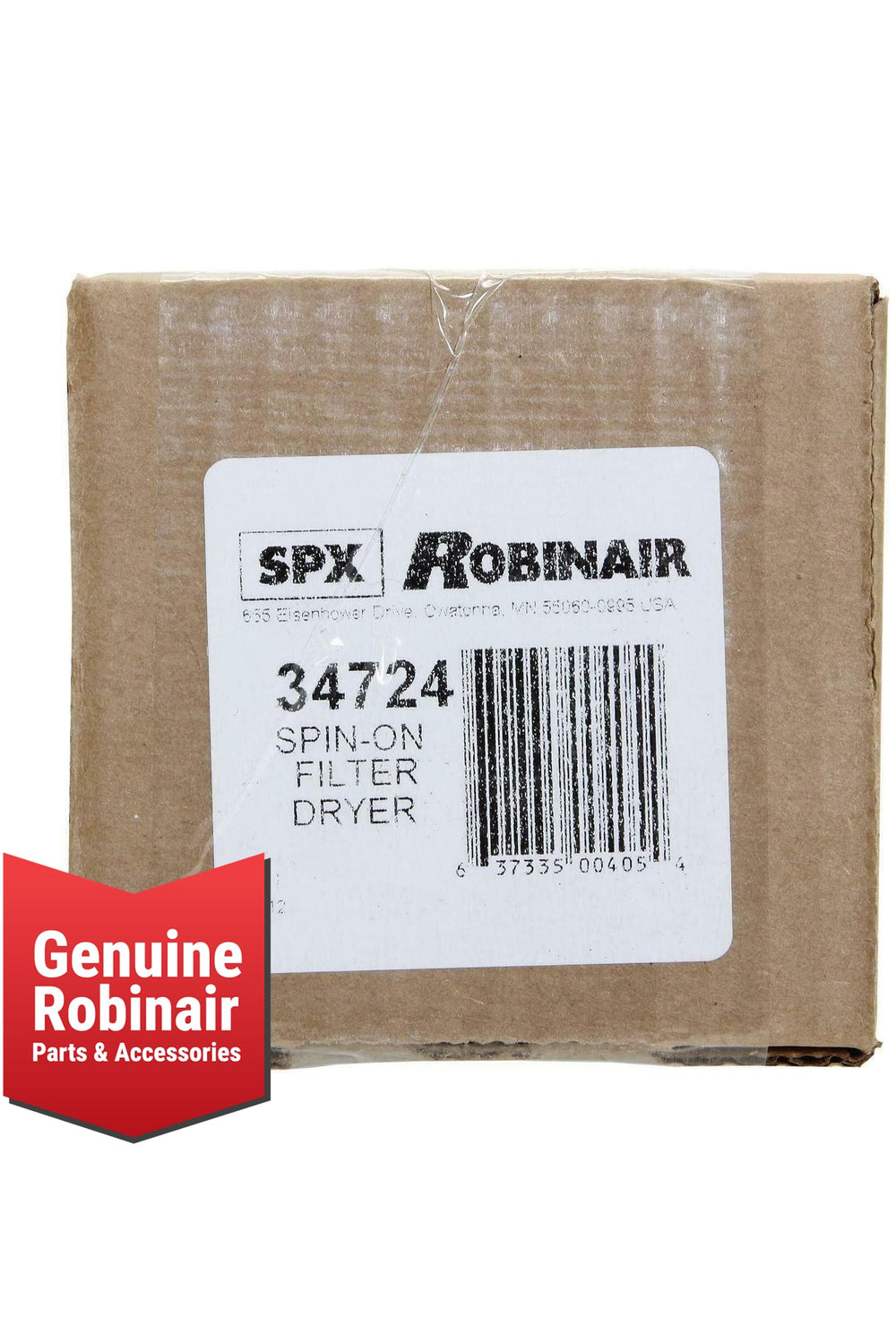 Robinair 34724 next to a tape measure showing size and scale for compatibility confirmation