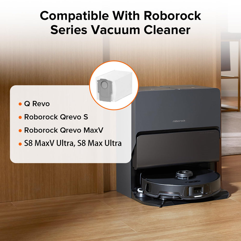 roborock close-up of sealed collar demonstrating anti-leak protection for cleaner disposal