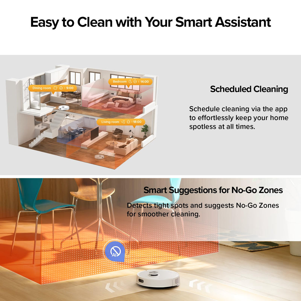 roborock Q7 M5+ cleaning pet hair from floor demonstrating powerful suction
