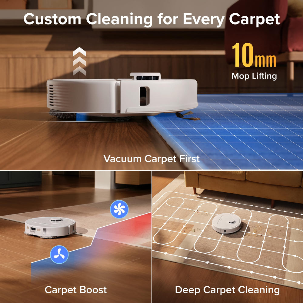 roborock mop self‑cleaning cycle visualizing high‑temperature wash and drying