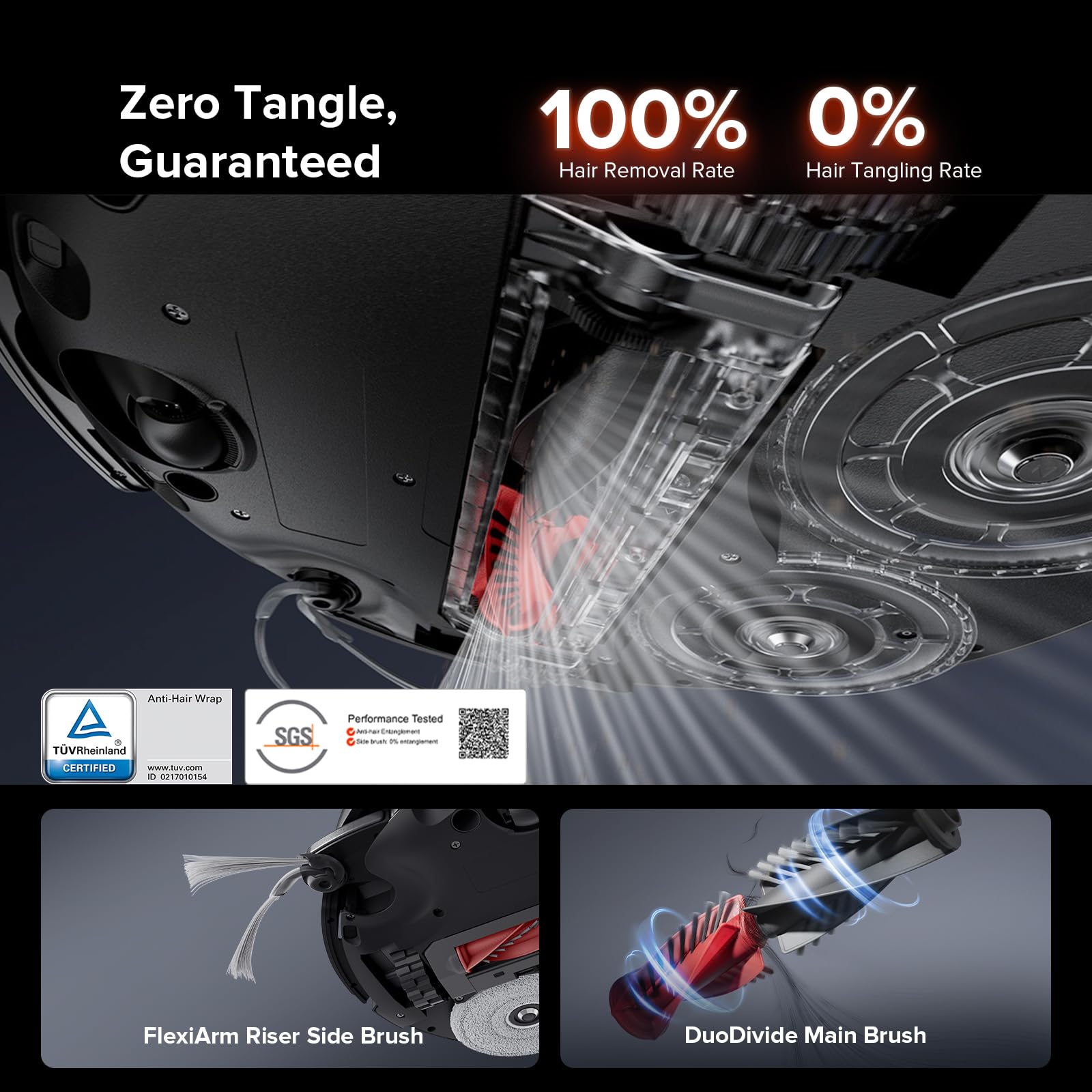 roborock Saros 10R dual spinning mops in action for consistent hard-floor cleaning benefit