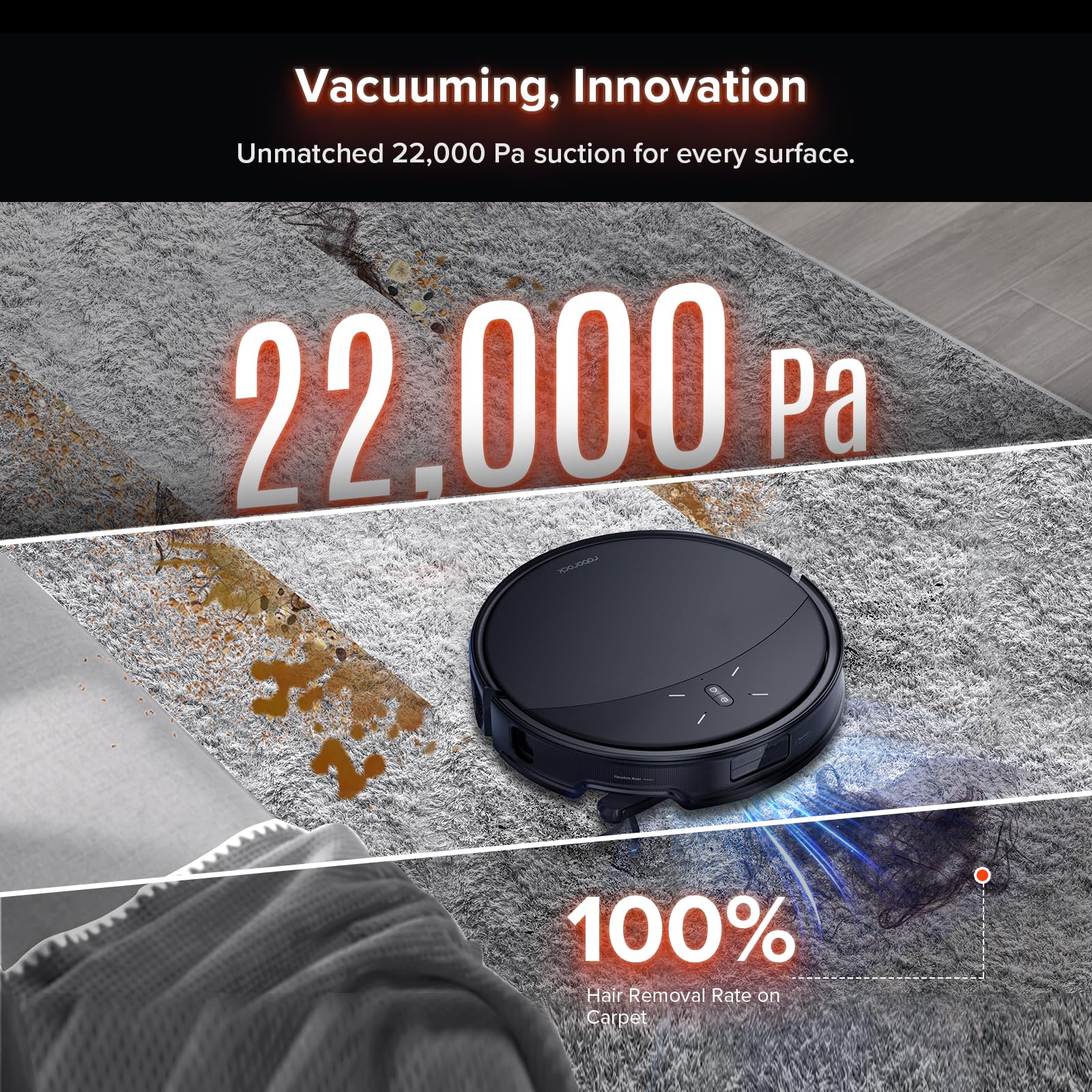 roborock Saros 10R zero-tangling brush detail reducing hair wrap and maintenance benefit