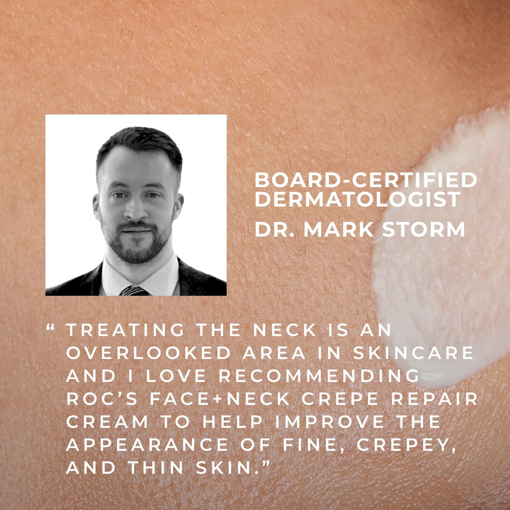 RoC before and after example showing improved neck texture