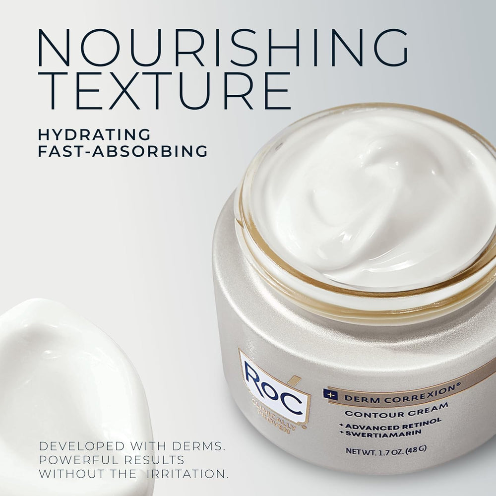 RoC cream beside sunscreen bottle showing morning pairing for UV protection and retinol safety benefit
