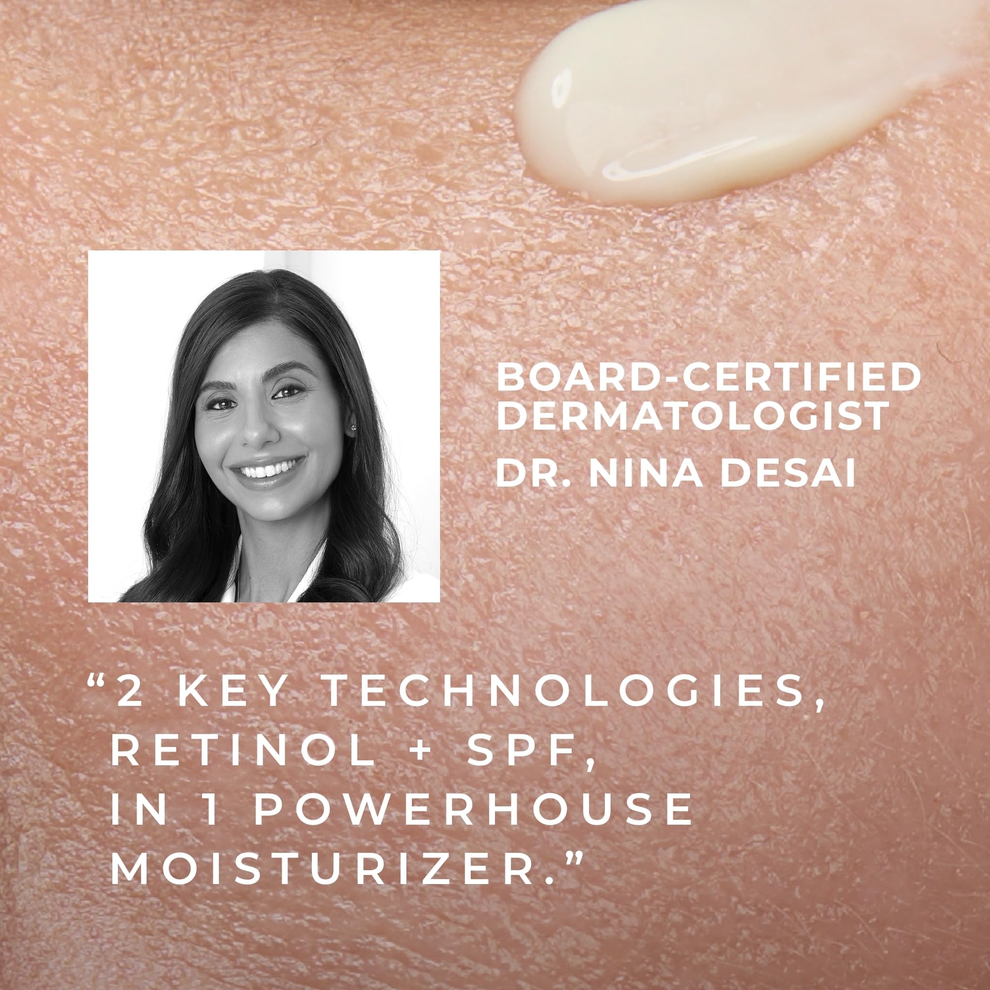 RoC layered under foundation demonstrating non-greasy makeup compatibility