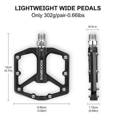 ROCKBROS side profile highlighting chrome-moly spindle for increased strength