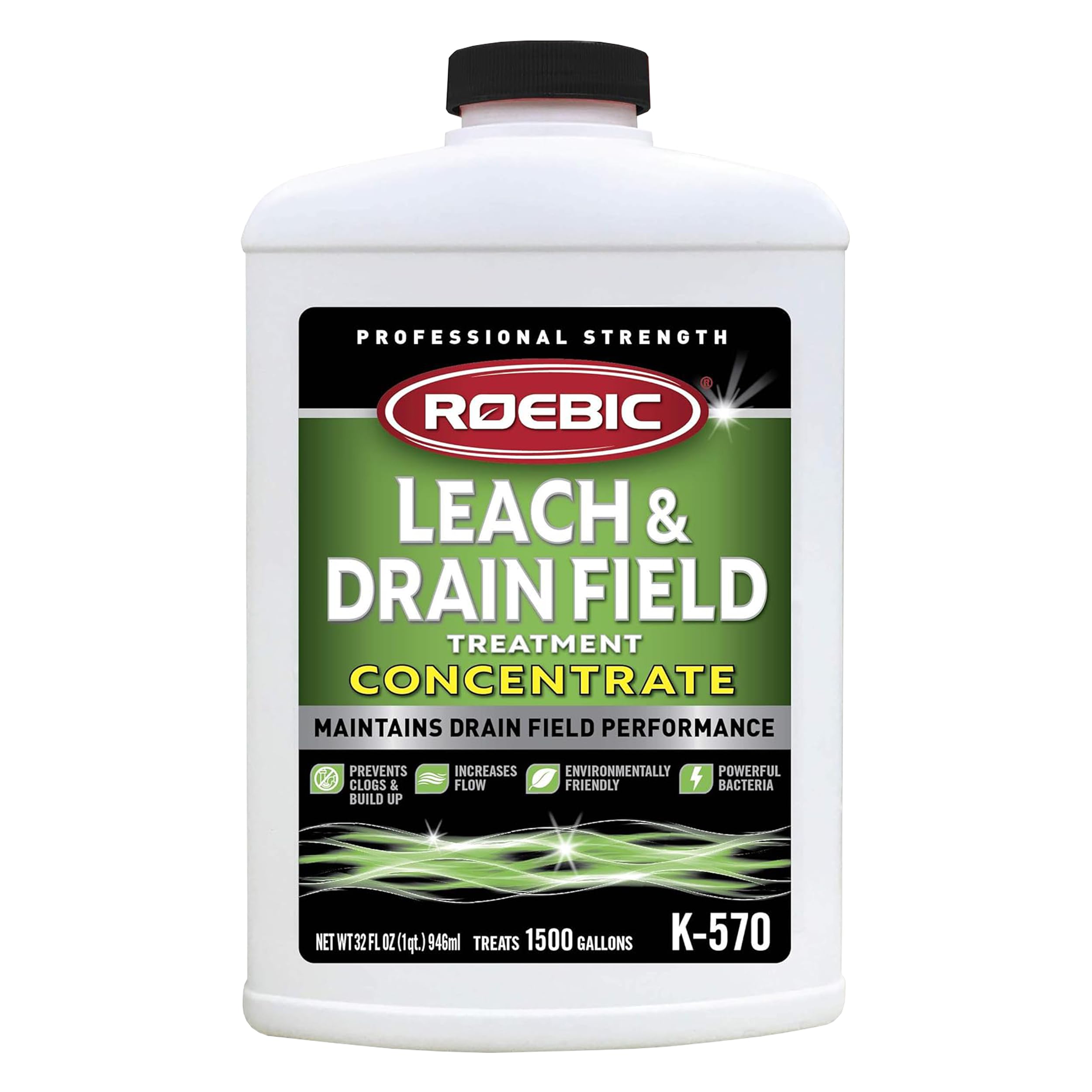 Roebic K-570-Q front label showing product name and benefits