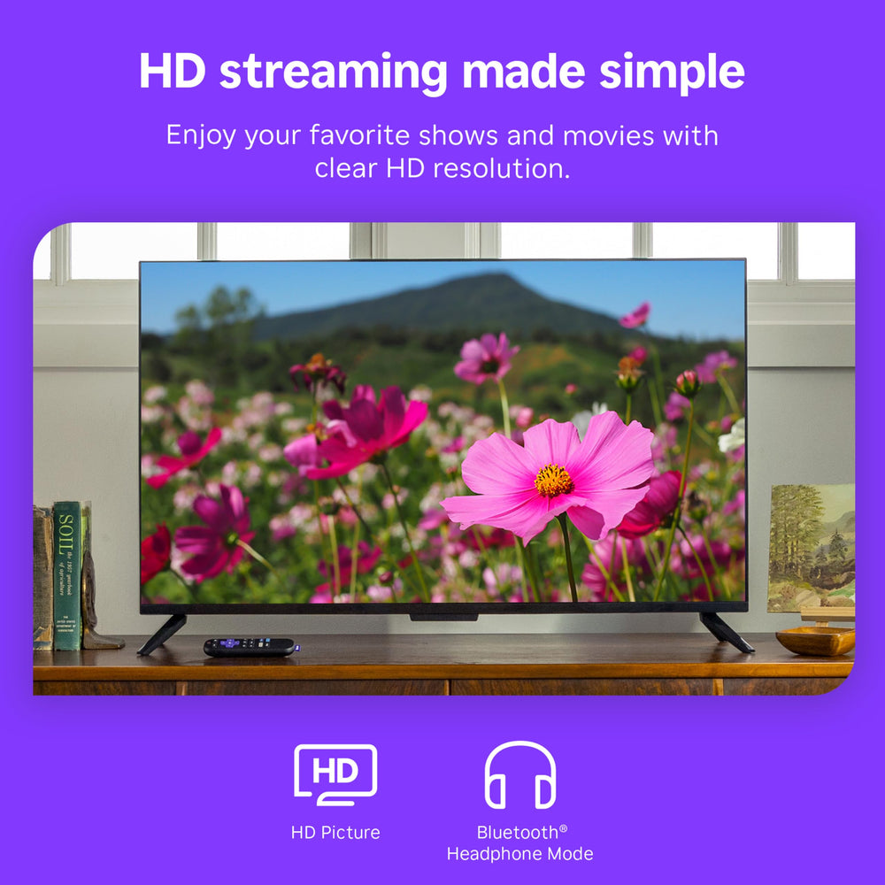 Roku remote showing TV volume and power buttons to replace multiple remotes benefit