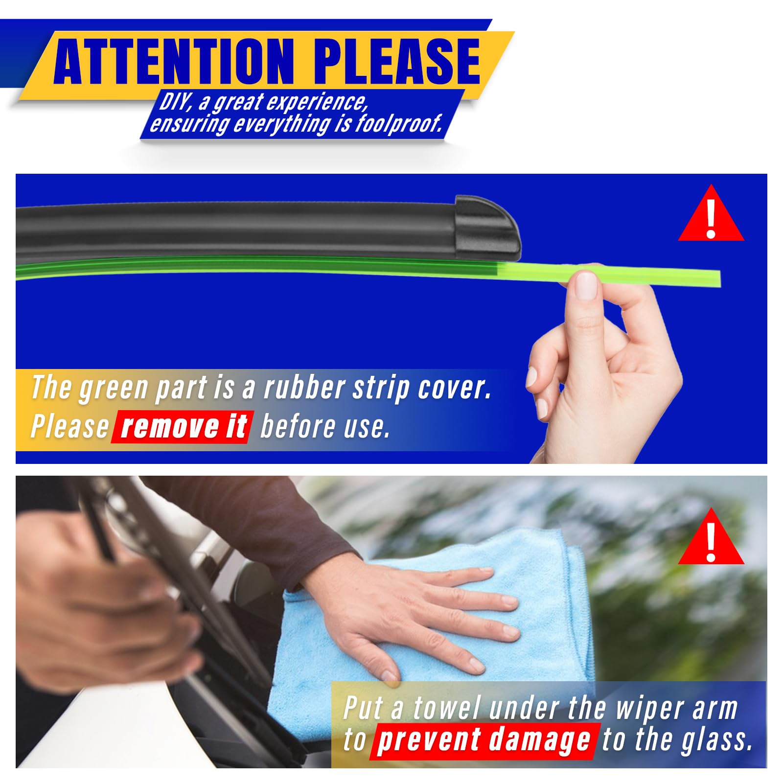 Rooppa wipers installed on Subaru Forester windshield improving visibility