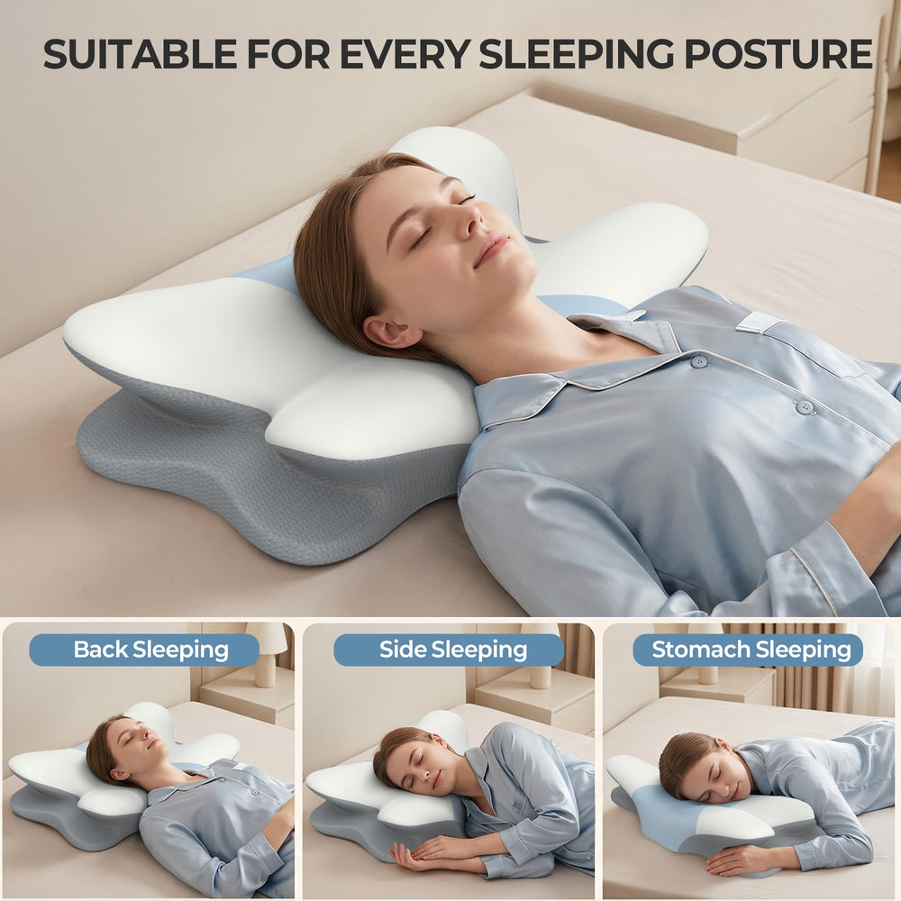 ROPU pillow beside a ruler to show dimensions and proper size guidance