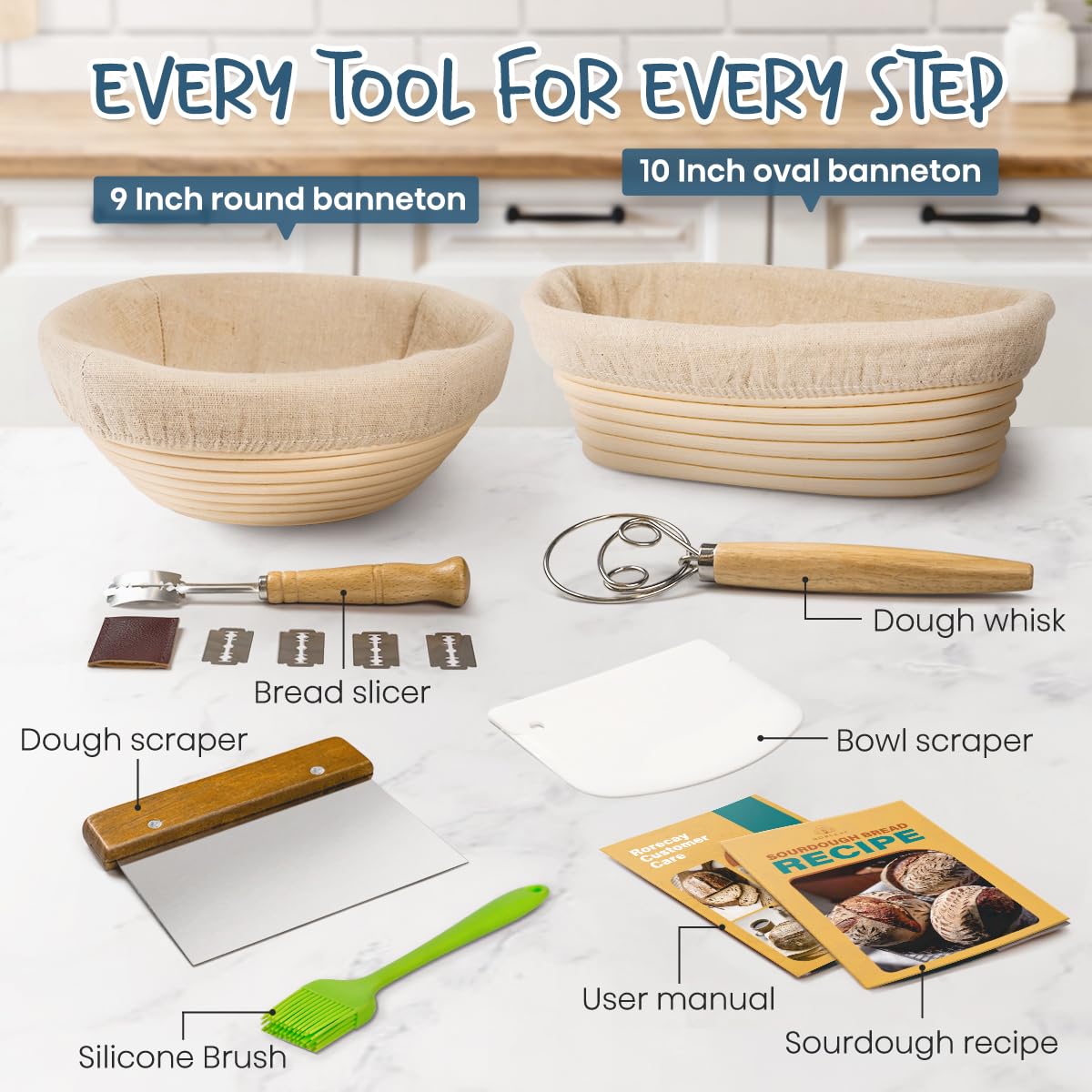 rorecay bannetons holding proofing dough demonstrating reliable rise