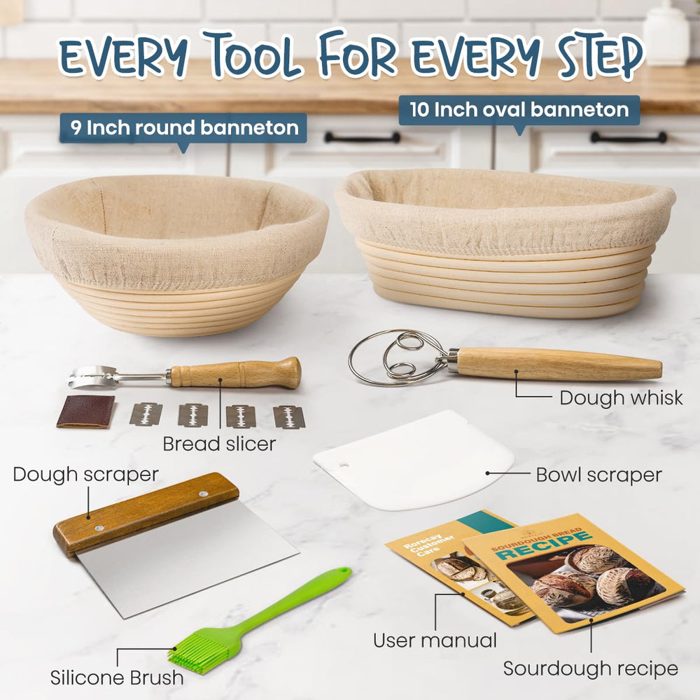 rorecay bannetons holding proofing dough demonstrating reliable rise