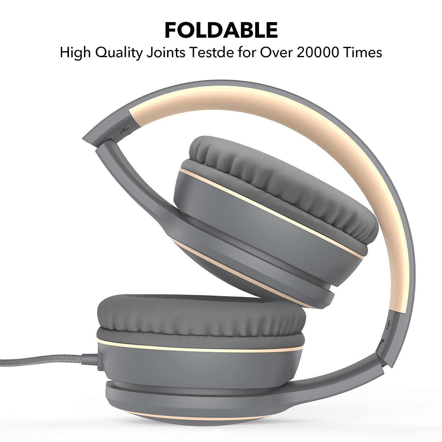 RORSOU R10 closeup of ultra-soft ear cushion for long-wear comfort