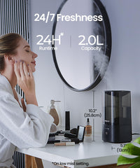 ROSEKM detachable water tank open for easy refill and stress-free maintenance