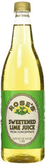 Rose's Lime Juice pouring close-up to show smooth texture and quick mixing