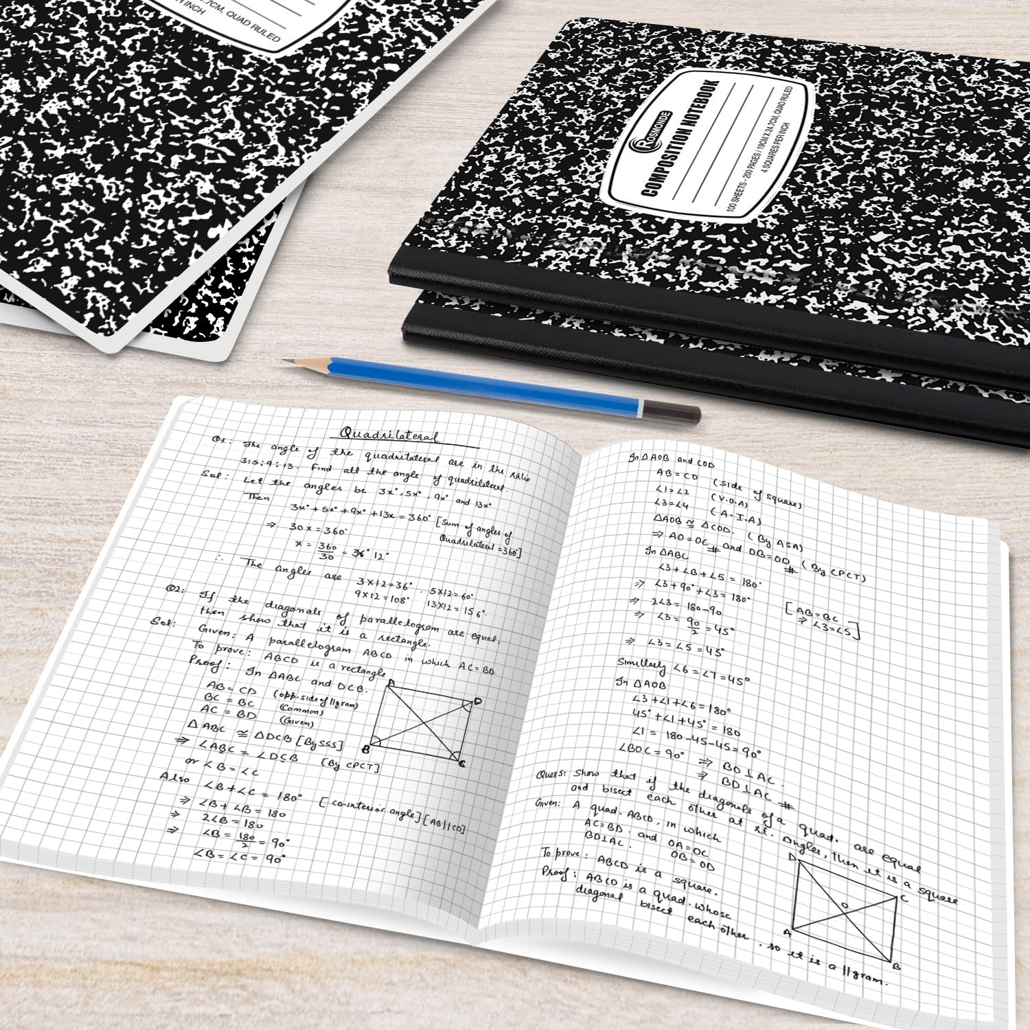 Rosmonde hardcover texture close-up protecting pages and resisting wear in backpacks