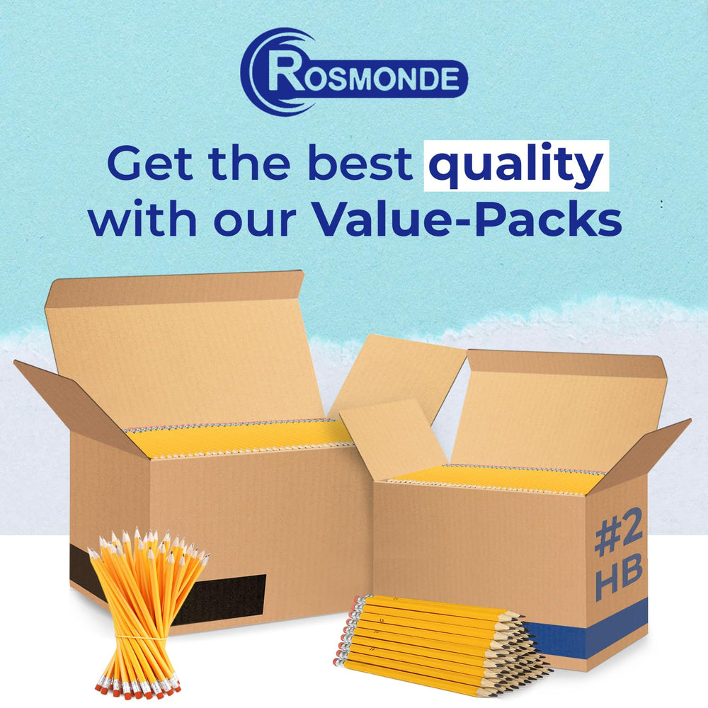Rosmonde pencil beside ruler displaying the 7.5-inch standard length