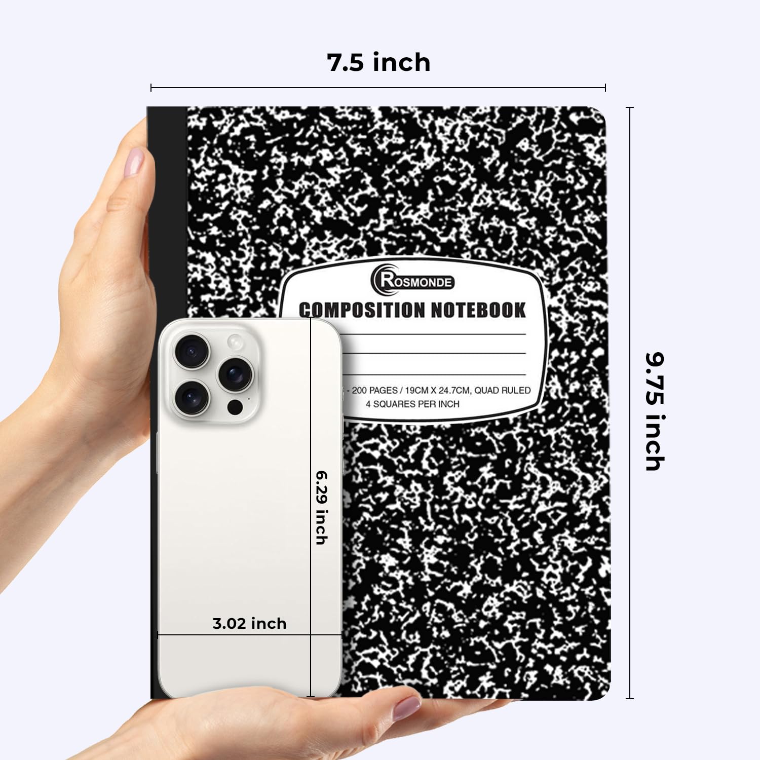 Rosmonde detailed sewn binding view ensuring pages stay secure through use