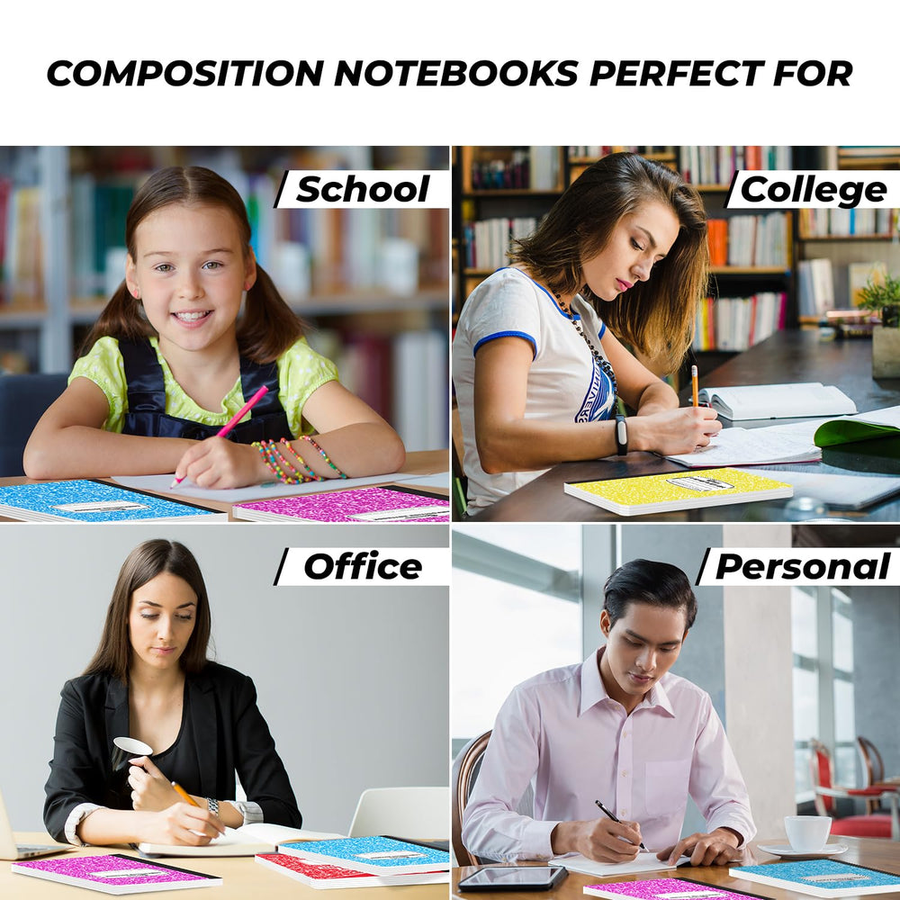 Rosmonde notebook with gel pen demonstrating smooth writing performance