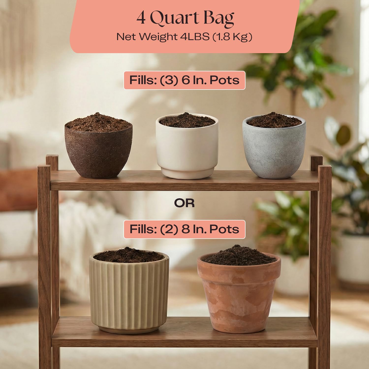 Rosy Soil ingredient label highlighting microbes and worm castings
