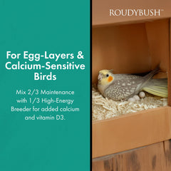 RoudyBush 2.75 lb bag beside a measuring cup showing practical household supply