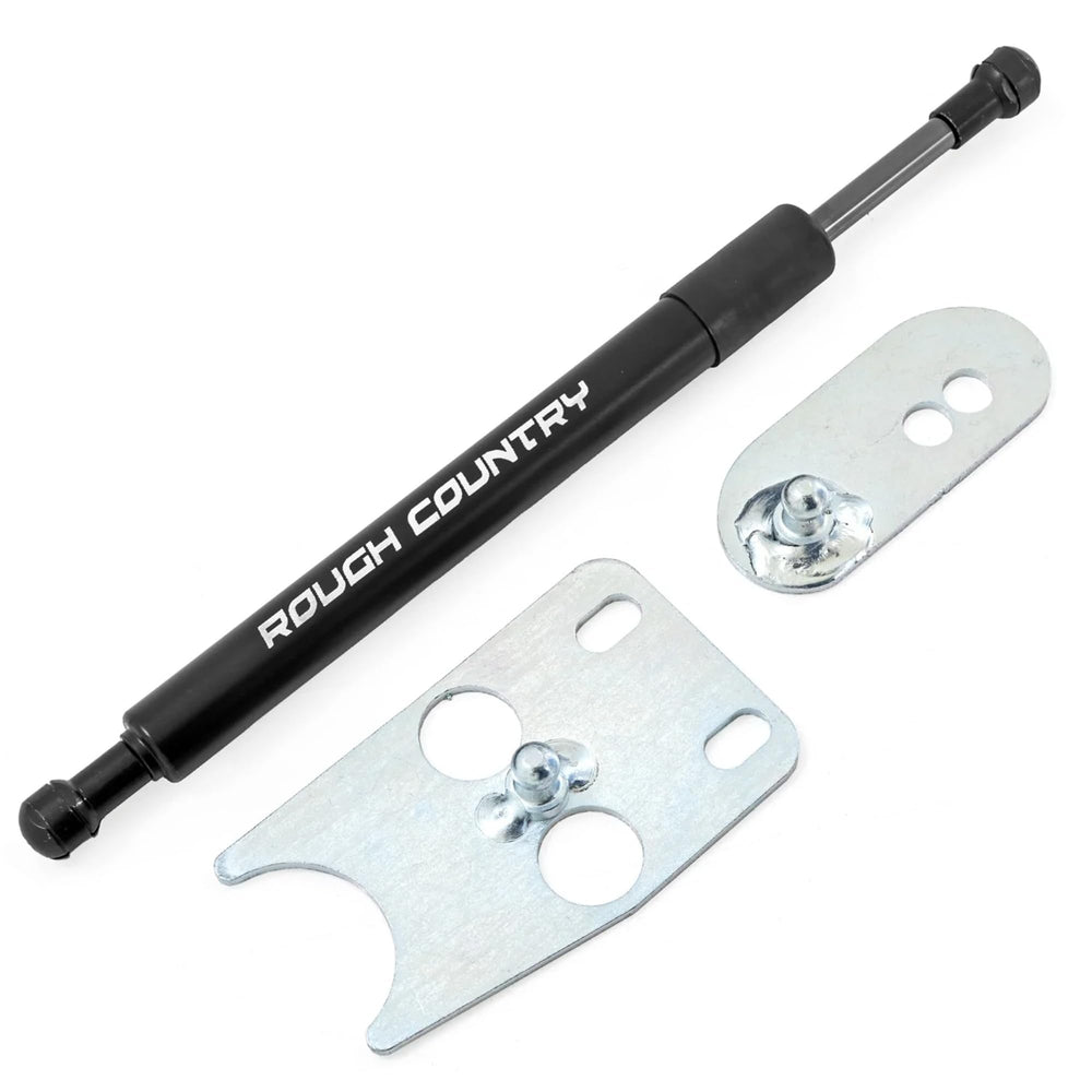 Rough Country close-up of damper and A1018 plate steel showing durable construction