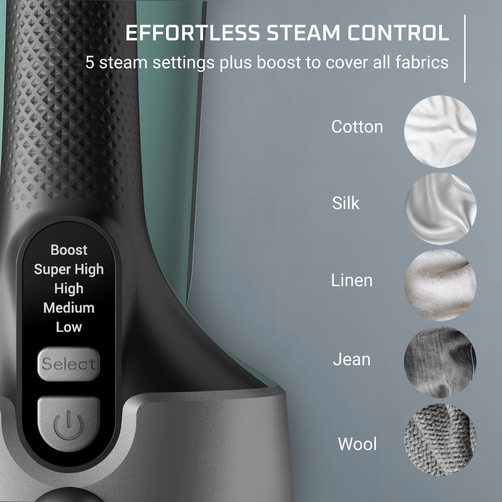 Rowenta in hand demonstrating size and ergonomic handling benefit