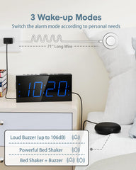 Roxicosly bed shaker close-up illustrating vibration pad for dependable wake support